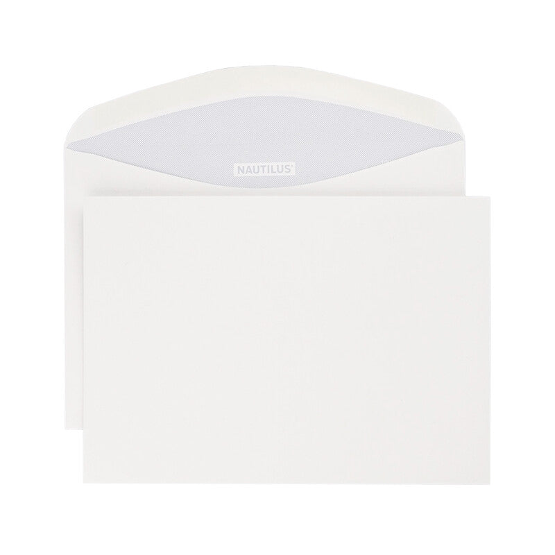 Nautilus Couvert C5, ohne Fenster, matt weiss, 100 g/m², Recycling – 500 Stk.