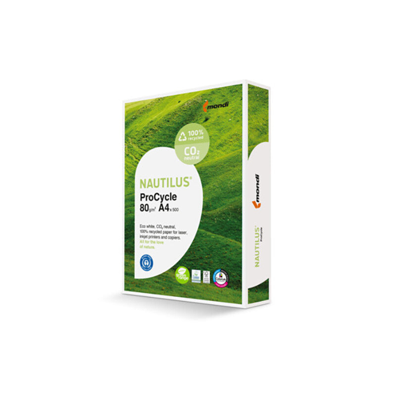 Nautilus ProCycle Kopierpapier – A4, 80 g/m², weiss – FSC – 100'000 Blatt