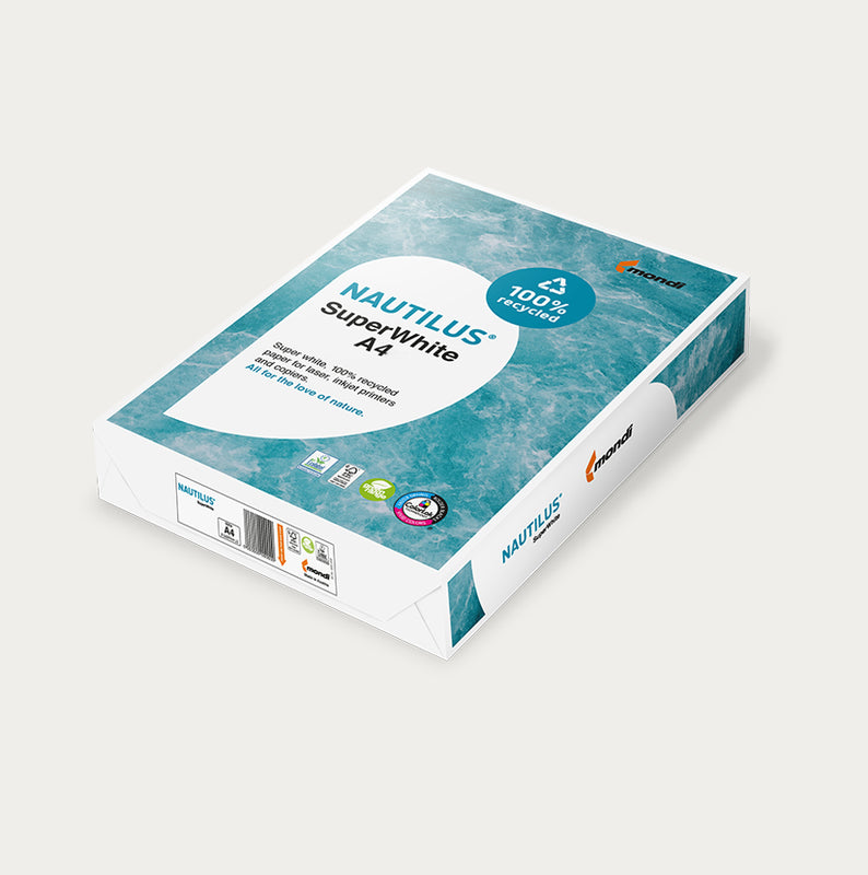 Nautilus Kopierpapier – A4, 120 g/m², hochweiss – FSC – 250 Blatt