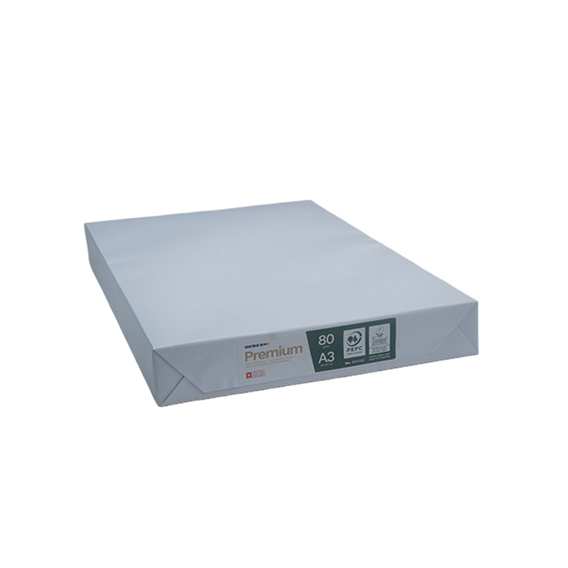 Ofrex Premium Kopierpapier – A3, weiss, 80g/m², 2'500 Blatt, PEFC