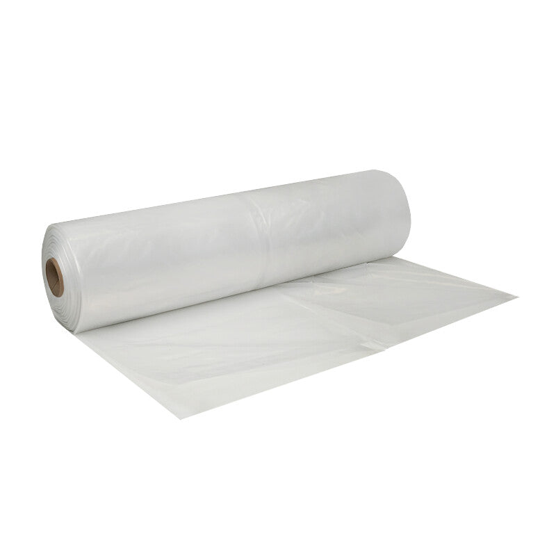 Halbschlauchfolie Luftpolsterfolie – 1000 mm × 50 m – 100 µm – PE, transparent – 1 Rolle