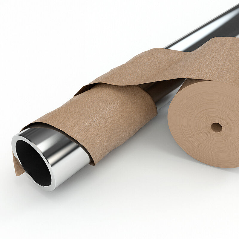 Kronendehnkrepp Papierpolster-Wrap – 100 mm × 14 m – Papier, braun – 128 Rollen