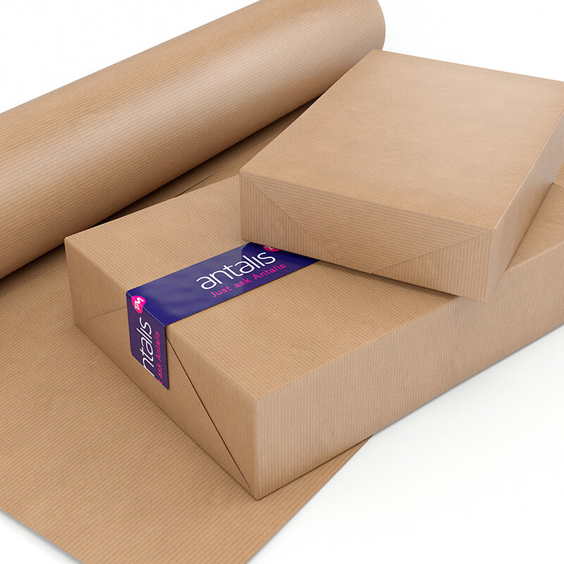 Kronenpapier Packpapier (Kraftpapier) 80 g/m², 120 cm × 650 m, Braun, 1 Rolle, 100 % PEFC