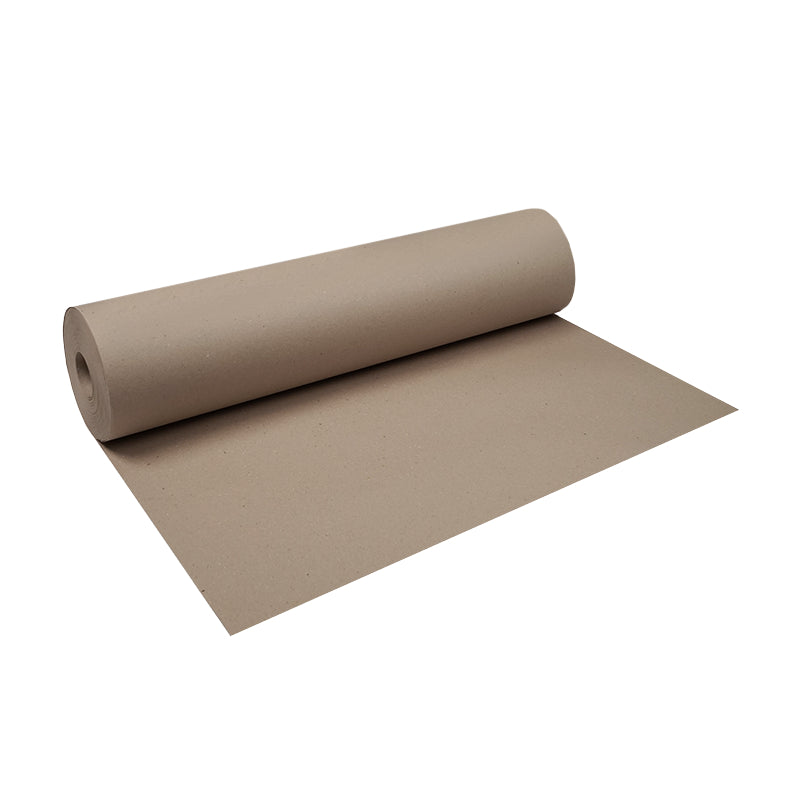 Packzellulose Packpapier (Kraftpapier), 270 g/m², 150 cm × 74 m, grau, 1 Rolle, recyceltes Material