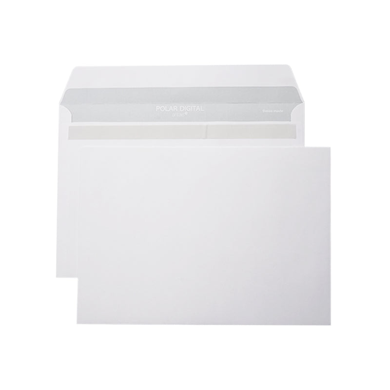 Polar Couvert C5, ohne Fenster, weiss, 100 g/m² – 500 Stk.