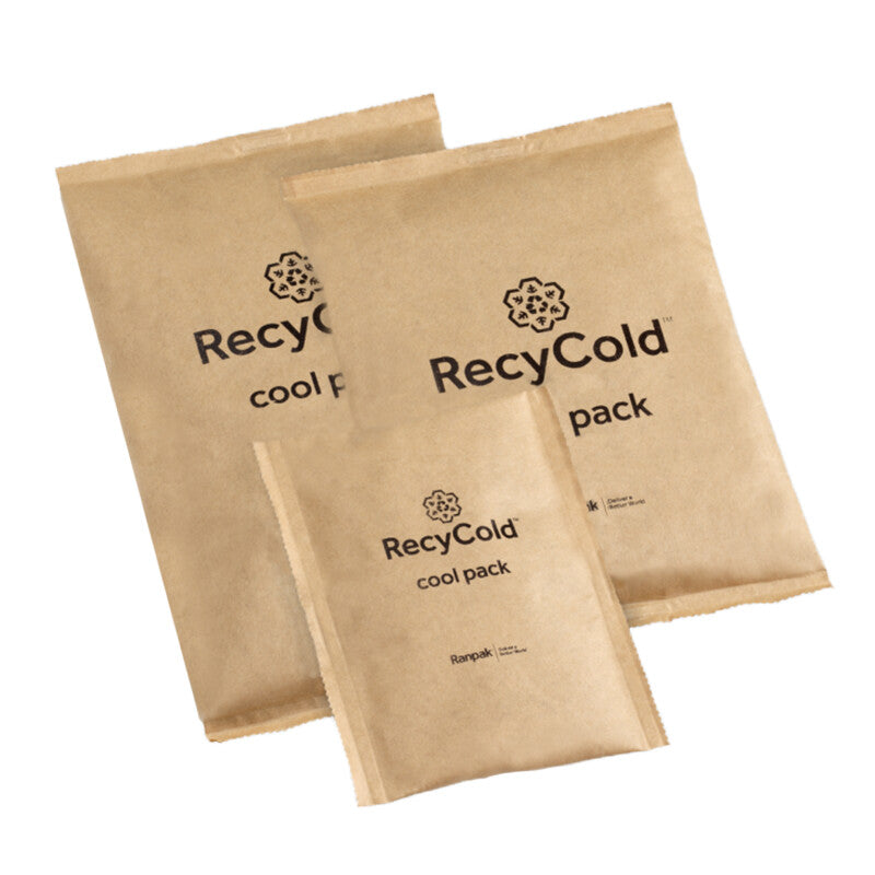 RecyCold Kühlpacks – 150 mm × 0,2 m, braun, 40 Stück