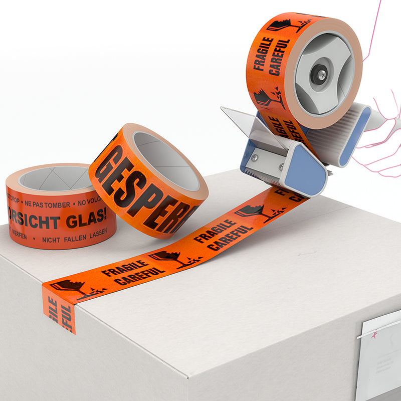 Pvc-warnband Markierungsklebeband – permanent – Signalorange – 50 mm × 66 m, PVC, Kerndurchmesser 76 mm