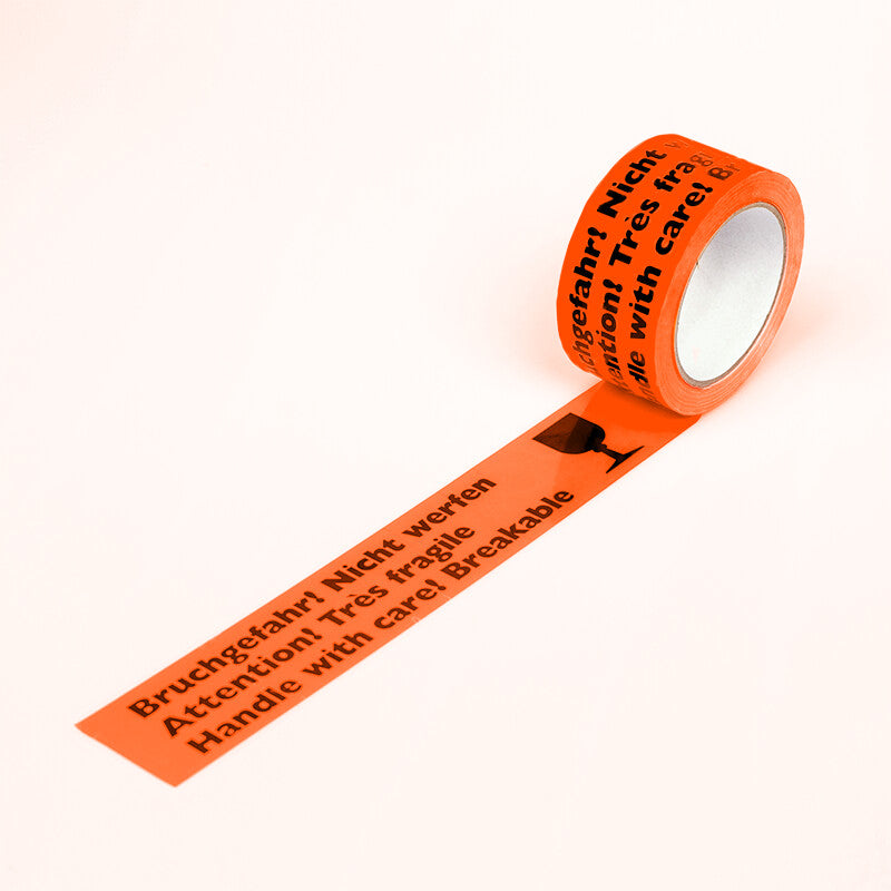 Pvc-warnband Markierungsklebeband – permanent – Signalorange – 50 mm × 66 m, PVC, Kerndurchmesser 76 mm