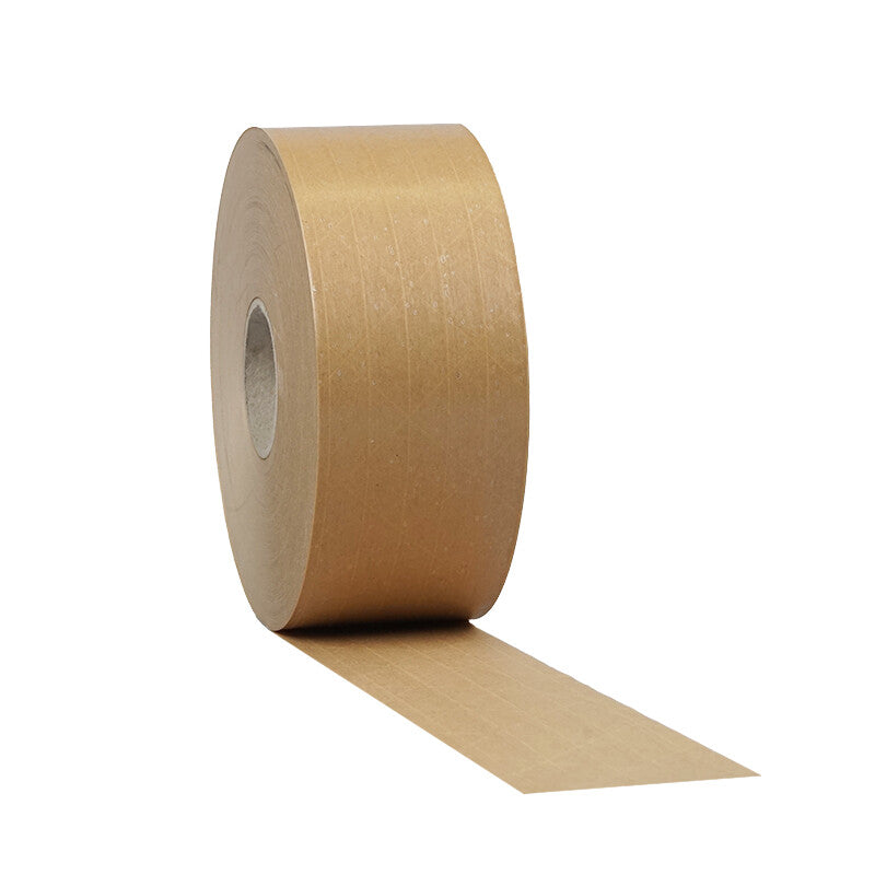 Nasskleberollen 70 mm × 150 m, braun – 12 Rollen