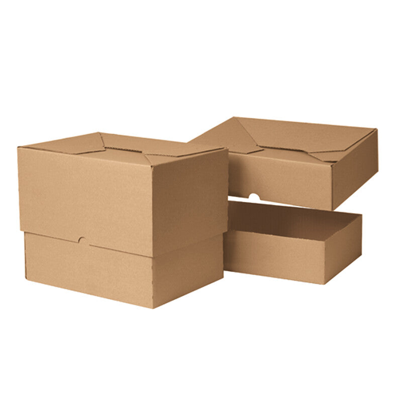 Teleskopboxen Teleskopbox, braun – 305 × 215 × 80 mm – 25 Stk.