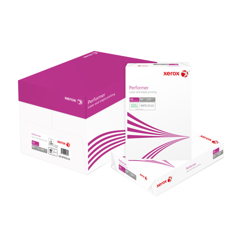 Xerox Performer Kopierpapier – A3, 80 g/m², weiss – 50000 Blatt