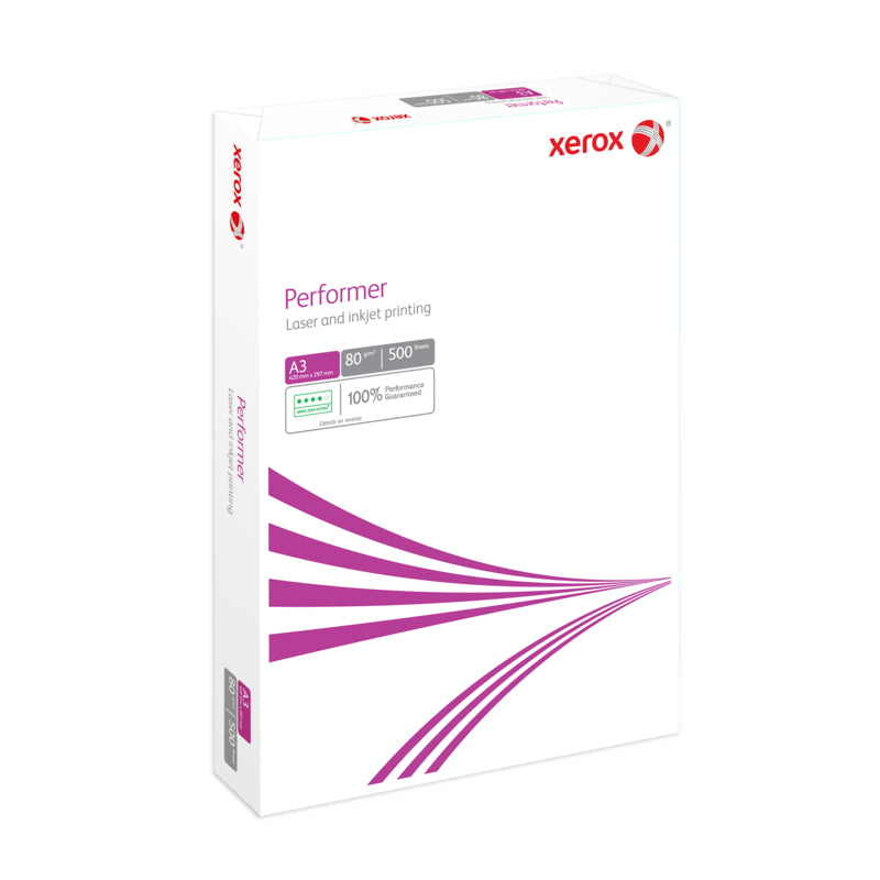 Xerox Performer Kopierpapier – A3, 80 g/m², weiss – 12500 Blatt