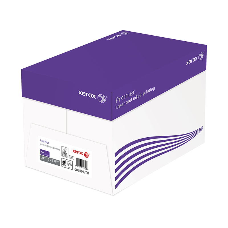 Xerox Premier Kopierpapier Weiss – A5, 80 g/m², 60'000 Blatt