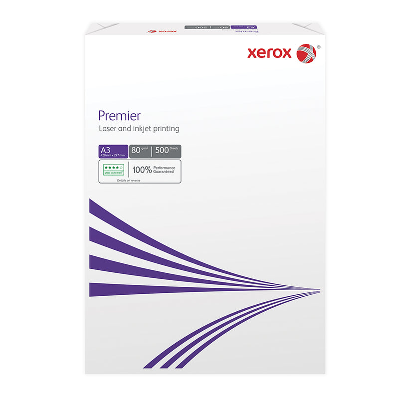 Xerox Premier Kopierpapier – A3, 80 g/m², weiss – 25000 Blatt