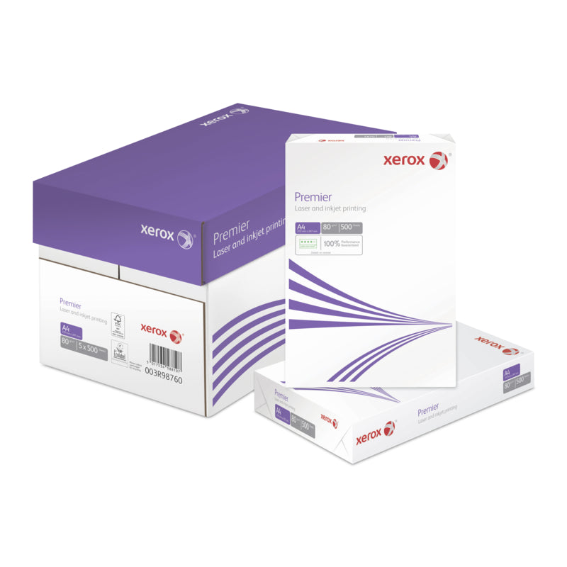 Xerox Premier Kopierpapier – A4, 80 g/m², weiss – FSC – holzfrei, ECF – 50'000 Blatt