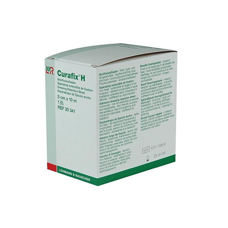 Lohmann und rauscher Lohmann & Rauscher Curafix H Pflasterrolle – 100 mm × 10 m, zuschneidbar, weiss