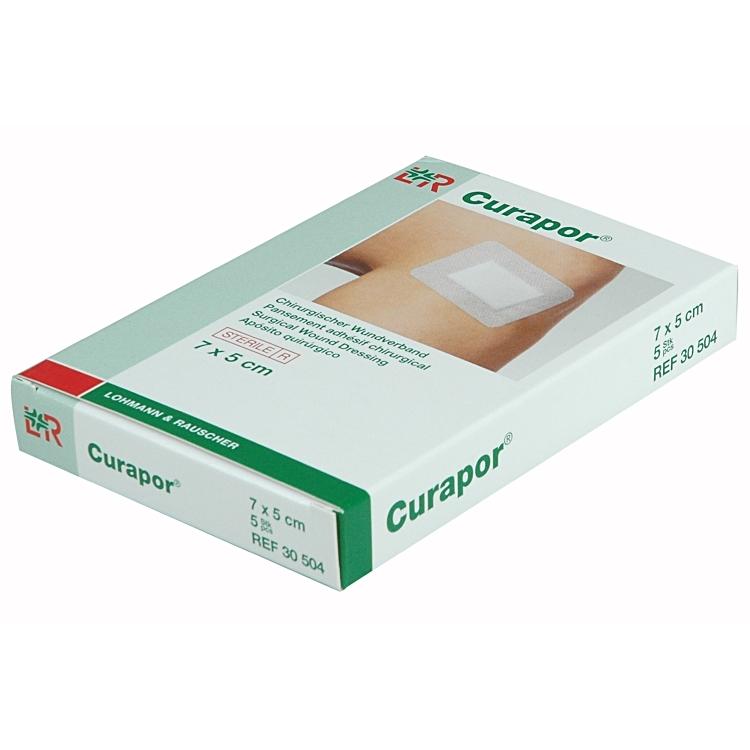 Lohmann und rauscher Lohmann & Rauscher Kompressen Curapor – 70 × 50 mm, 5 Stück, steril