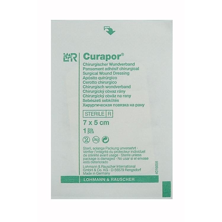 Lohmann und rauscher Lohmann & Rauscher Kompressen Curapor – 70 × 50 mm, 5 Stück, steril