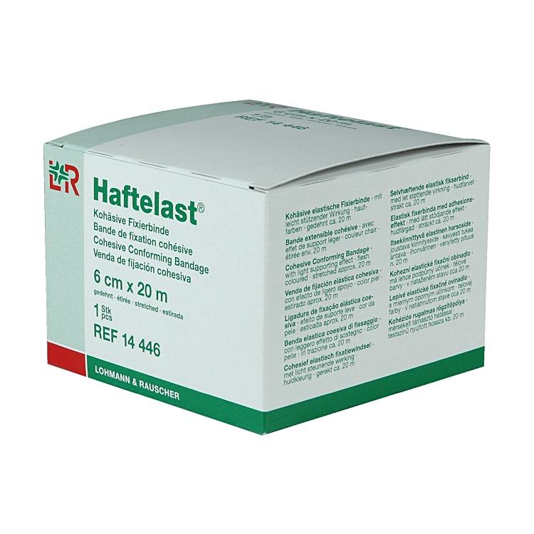 Lohmann und Rauscher Elastische Binde – 60 mm × 20 m, hautfarben, kohäsiv