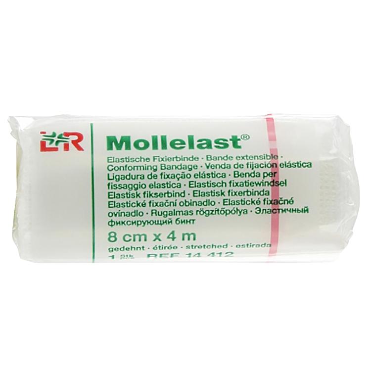 Lohmann & Rauscher Mollelast-Binde – 80 mm × 4 m, 20 Stück, weiss