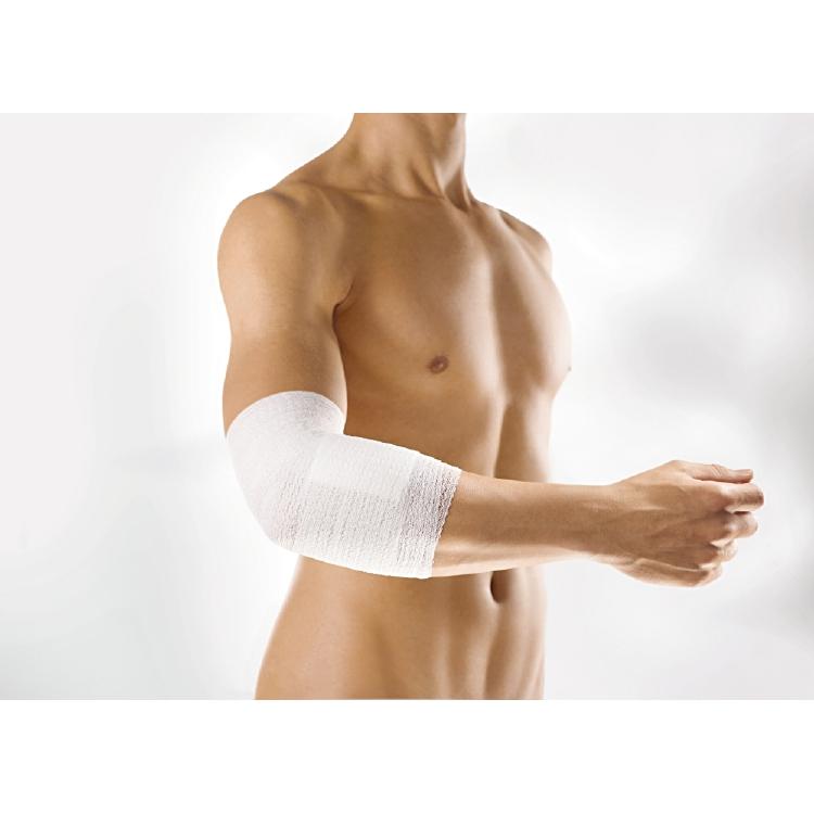 Lohmann und rauscher Lohmann & Rauscher Binde Mollelast kohäsiv – 60 mm × 4 m, kohäsiv, latexfrei