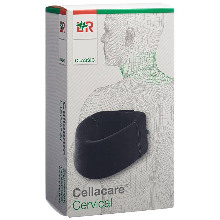 Lohmann & Rauscher Binde Cellacare Cervical Classic – Höhe 90 mm, für Halsumfang 34–42 cm, schwarz, Baumwolle