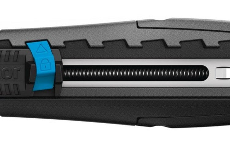 Martor SECUBASE 383 – Sicherheitsmesser, automatischer Klingenrückzug, arretierbar in 7 Stufen, mit Styroporklinge, 1 Stk.