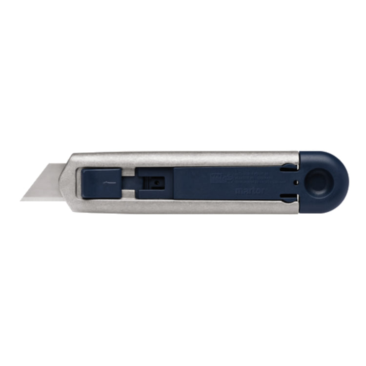 Martor Secunorm Profi25 MDP – Sicherheitsmesser mit 25 mm Trapezklinge, Aluminium, Automatischer Rückzug
