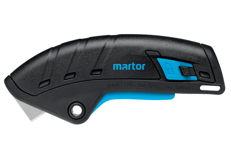 Martor Secupro Merak – Sicherheitsmesser, Schnitttiefe 9 mm, automatischer Klingenrückzug