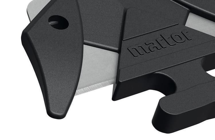 Martor Secumax 350 – Sicherheitsmesser Schnitttiefe 6 mm, abriebfester Kunststoff, 2in1-Klingenkopf, 10 Stk.