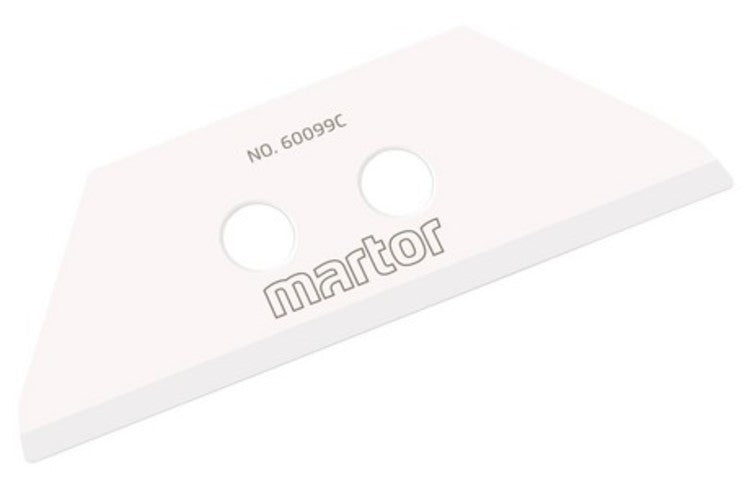 Martor 60099C – Ersatzklingen 19 mm, Trapezklinge, 0,65 mm, für Martor Secupro/Secunorm