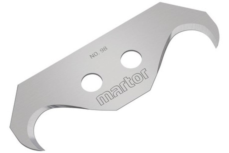 Martor Nr. 98 Ersatzklinge 54 × 19 × 0,63 mm – 10 Stk – für Secupro Maxisafe, Secunorm 525, Secupro 625 und andere