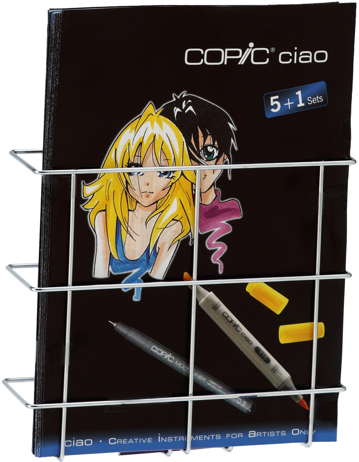 Magnetoplan Wandprospekthalter – für DIN lang – 95×212×180 mm