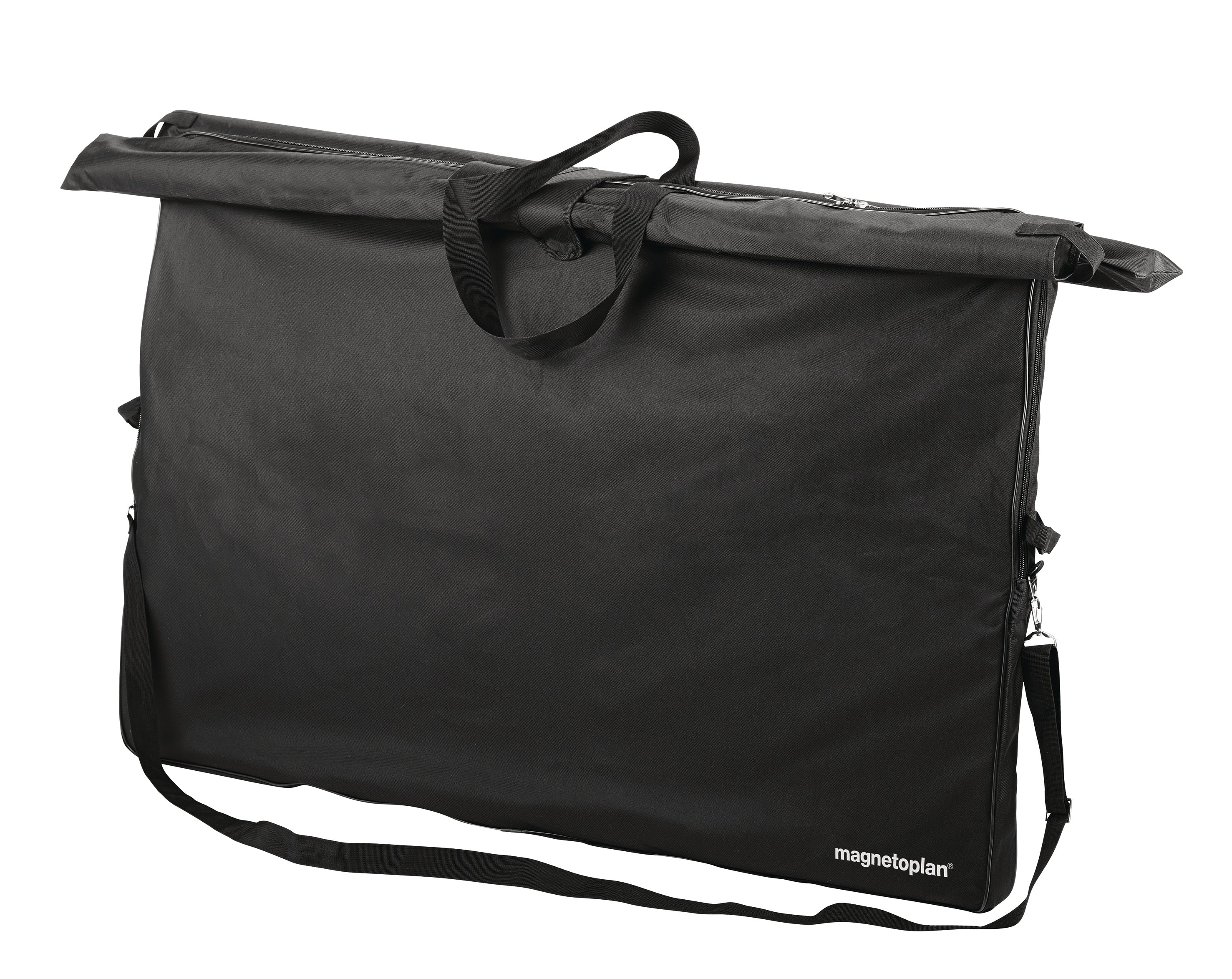 Magnetoplan Moderatorenkoffer – 126 × 80 cm – schwarz – für klappbare Moderationstafeln