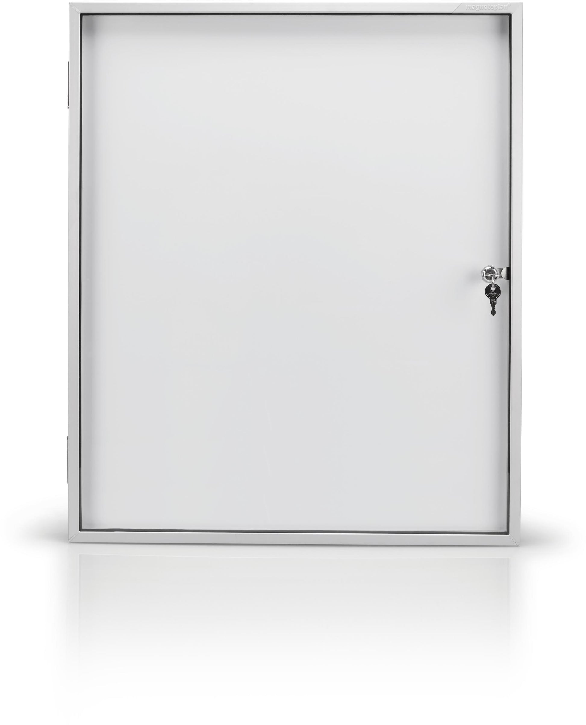Magnetoplan Schaukasten – für Innenbereich – Klapptür – magnetische Metallrückwand – 4 × DIN A4