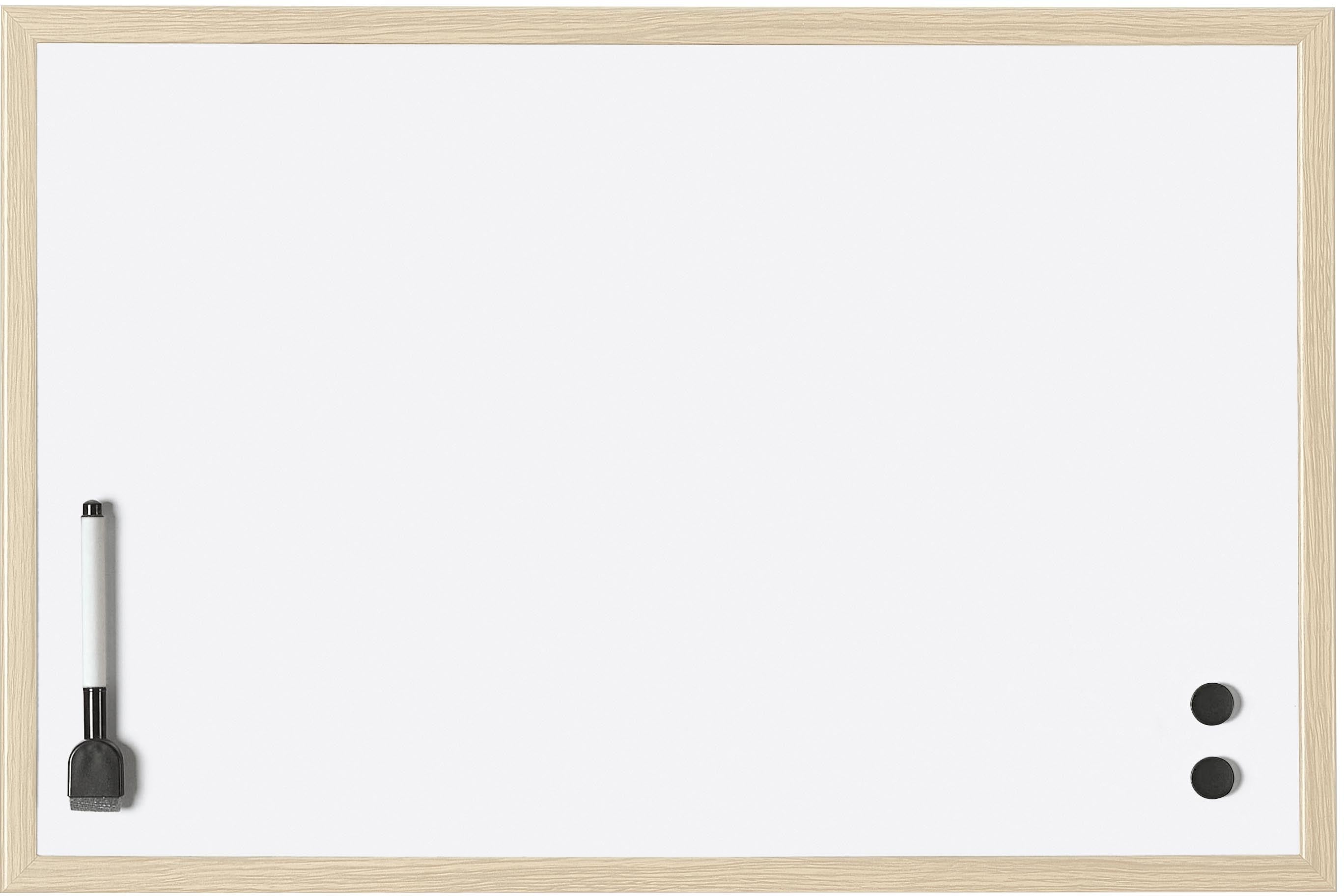 Magnetoplan 121925 Whiteboard – Stahl, magnetisch – 40,2 × 30,2 cm