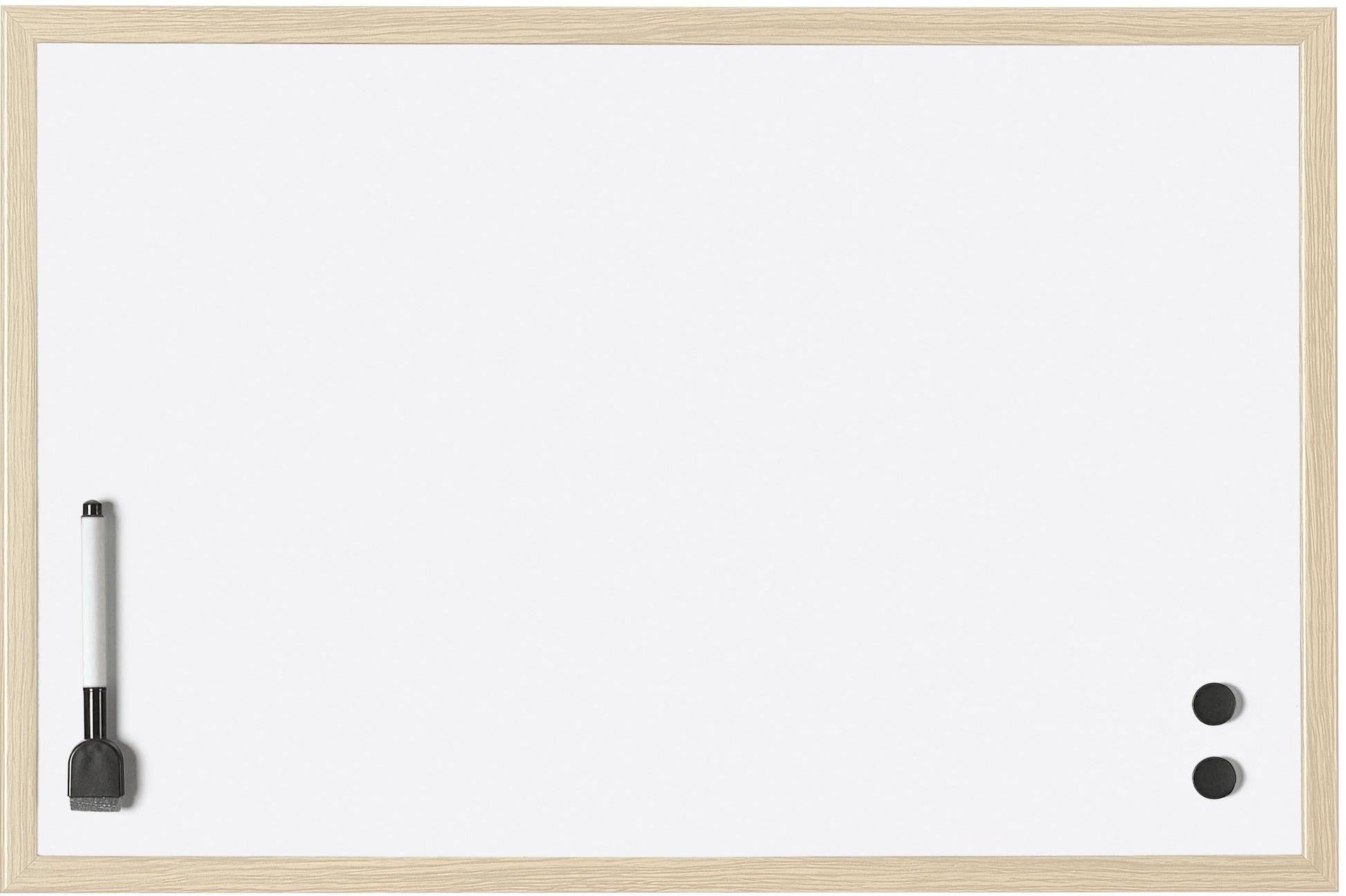 Magnetoplan Whiteboard – Stahl, magnetisch – 80 × 60,5 cm