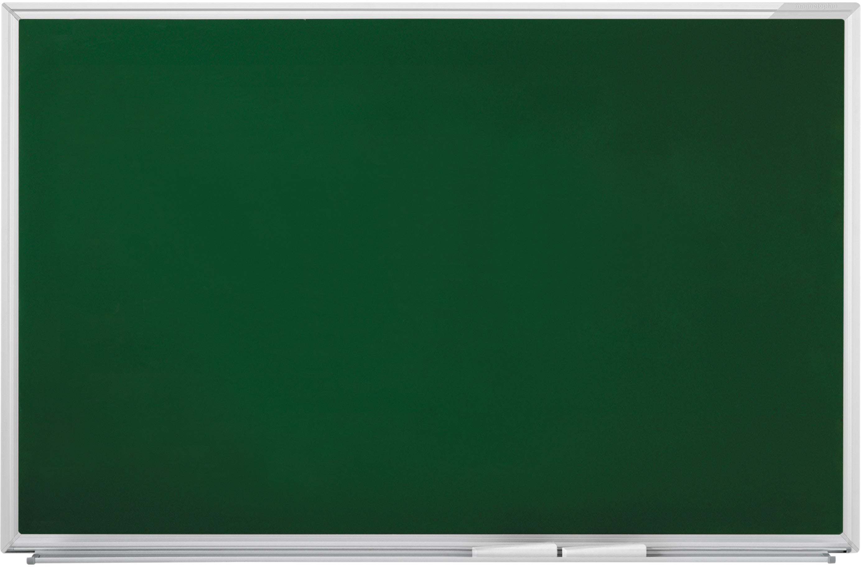 Magnetoplan Kreidetafel SP – 900 × 600 mm – Aluminiumrahmen, grün – magnethaftend, für Kreide & Kreidemarker
