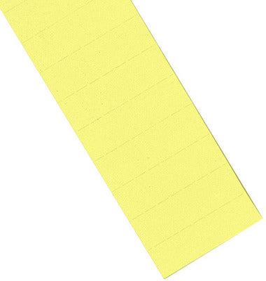 Magnetoplan Ferrocard Haftetiketten – rechteckig 50 × 15 mm, magnetisch, gelb