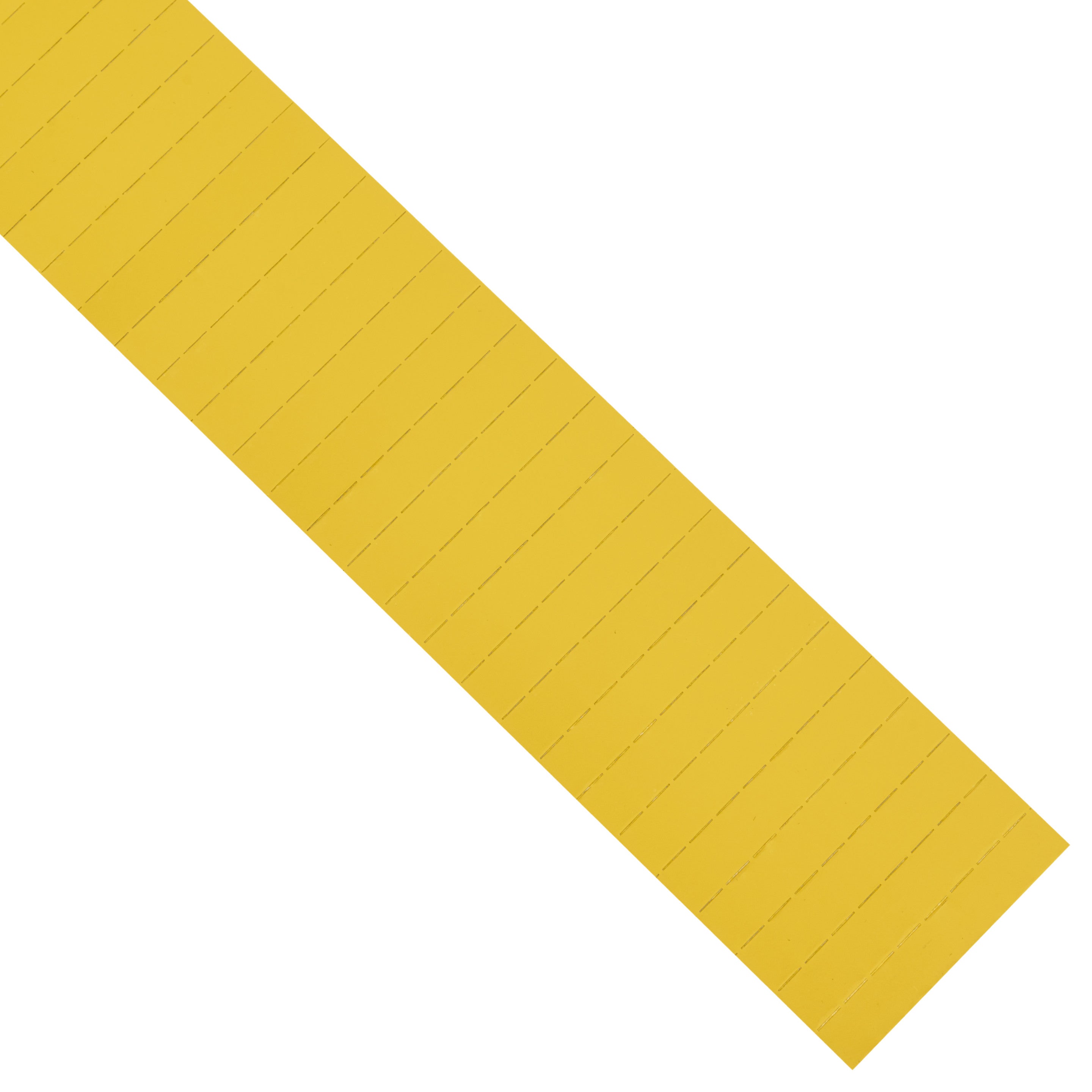 Magnetoplan Ferrocard-Etiketten – rechteckig 80 × 15 mm, magnetisch, gelb, für Plantafeln, beidseitig