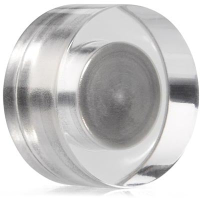 Magnetoplan Tafelmagnete – Ø 20 mm, 4 Stk., transparent