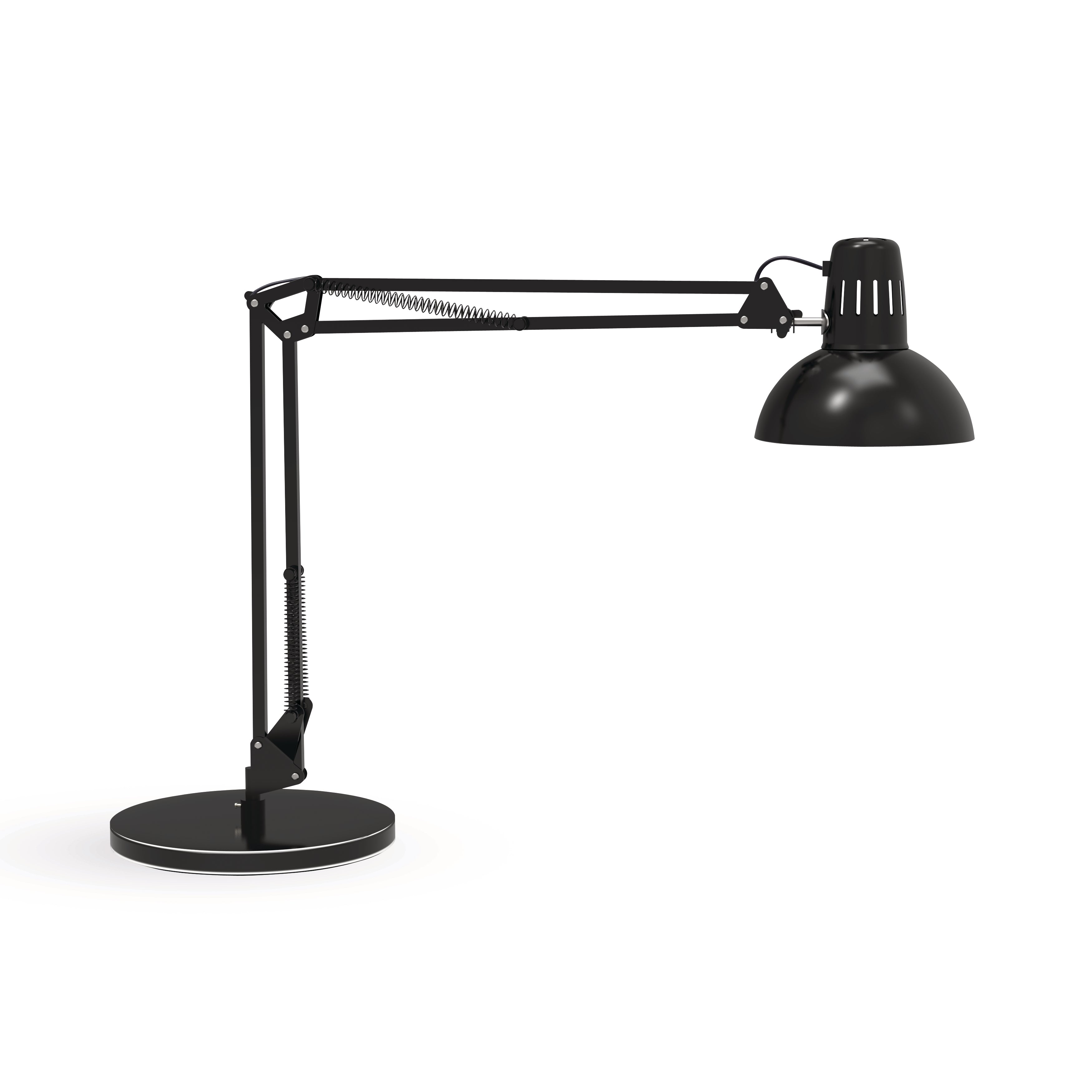 MAUL Tischleuchte MAULstudy 8230490 – Sockel E27, für 9,5 W LED, Höhe 15,3 cm – Schwarz