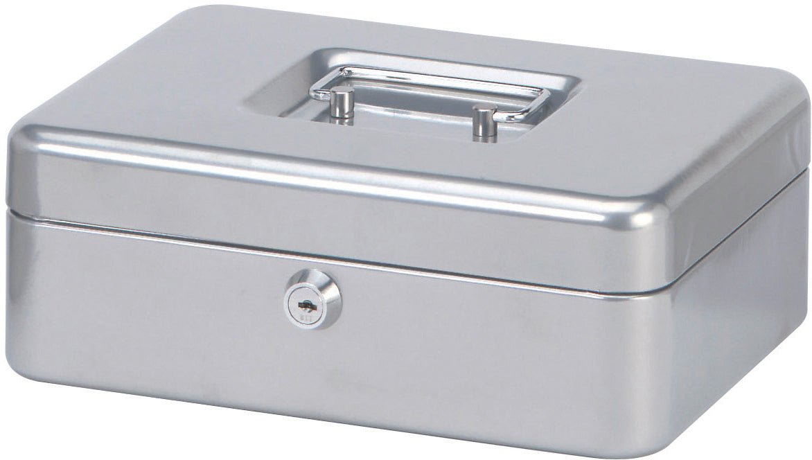 MAUL 5611395 – Geldkassette, 92 × 193 × 252 mm, silber