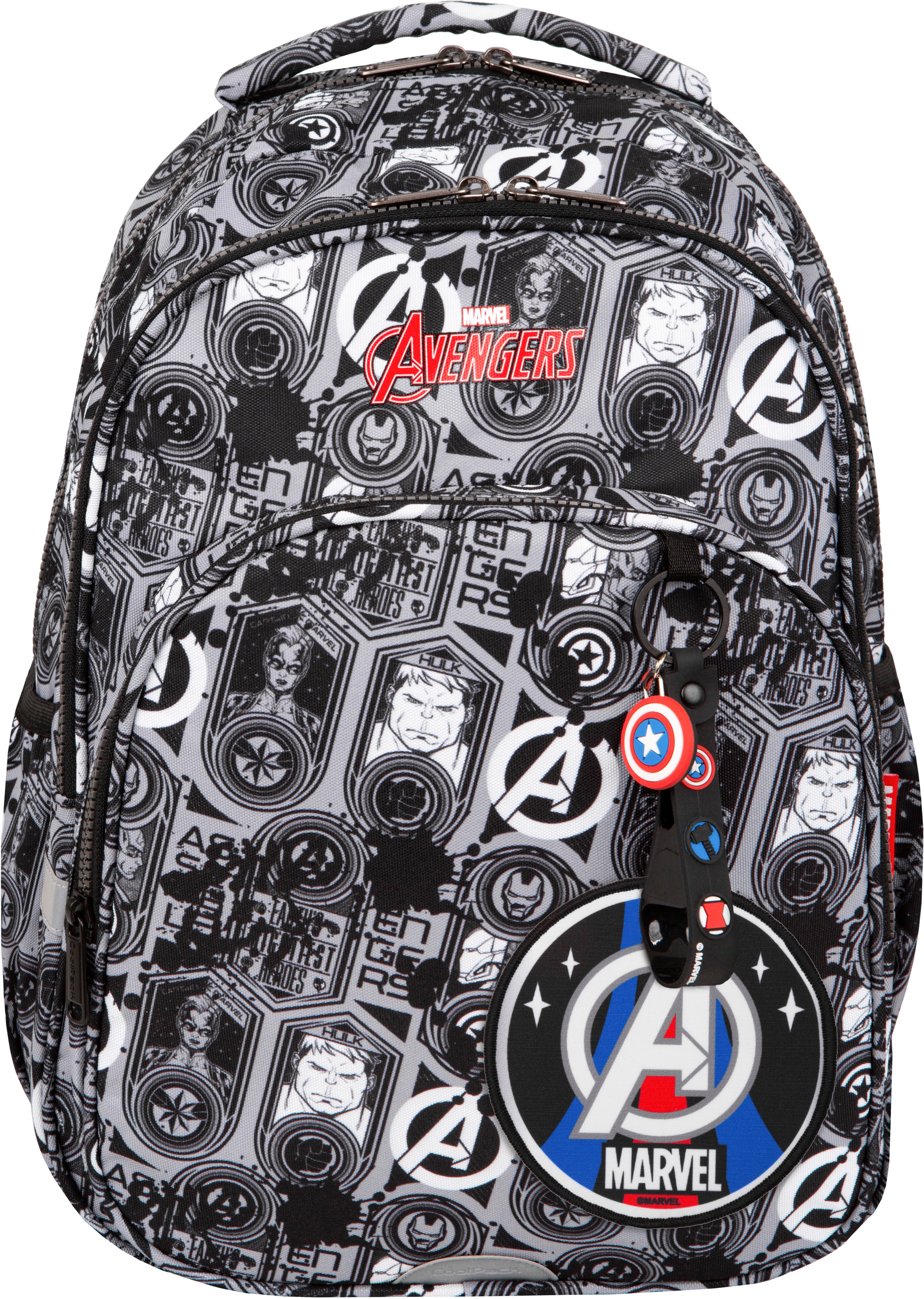 McNeill Schulrucksack Base 911327400 – reflektierend – Avengers