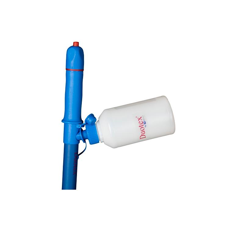 MicroWash Dosierflasche – 0,5 l – weiss/blau – für Stiel MS310003