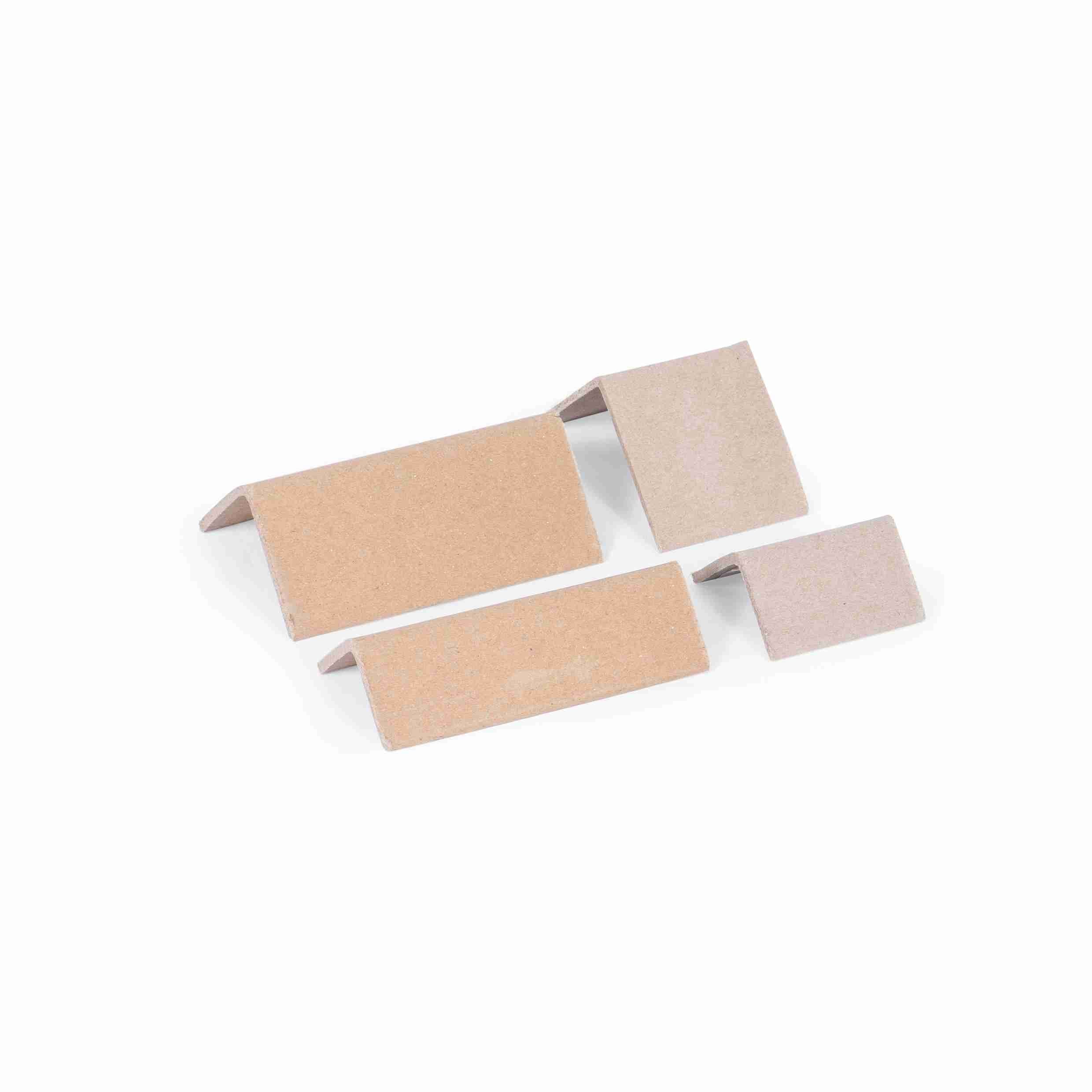 Model Kantenschutz, Vollpappe, laminiert, braun – 100×35×35 mm, 2 mm – 1 Pack (1'000 Stk.)