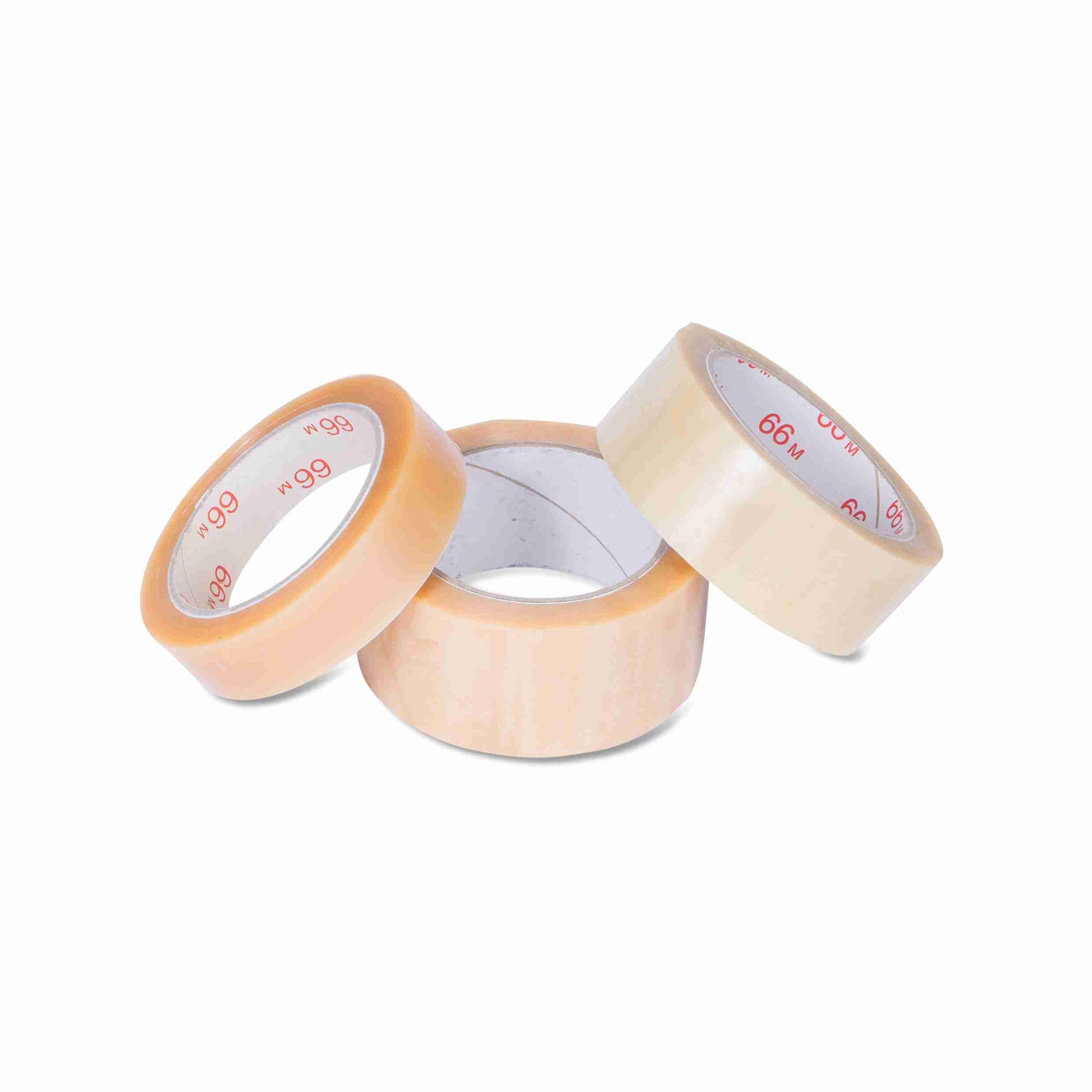 Model – Verpackungsklebeband, PVC, transparent – 48 mm × 66 m – 1 Stk., ab 36 Stk.