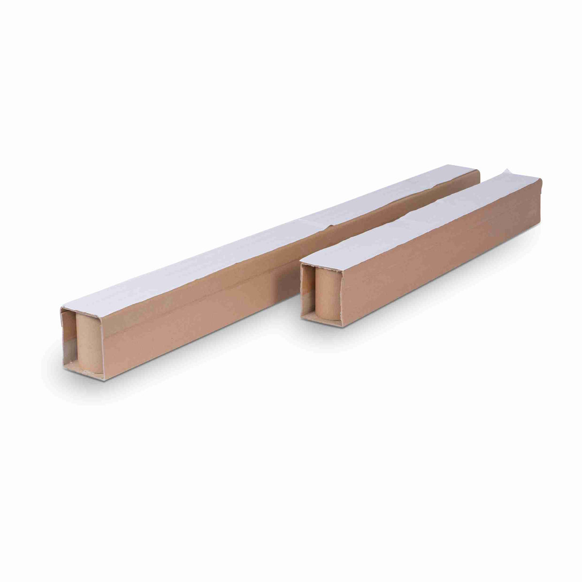 Model Palettenkufe, selbstklebend, Wellkarton, braun – 590 × 100 × 90 mm