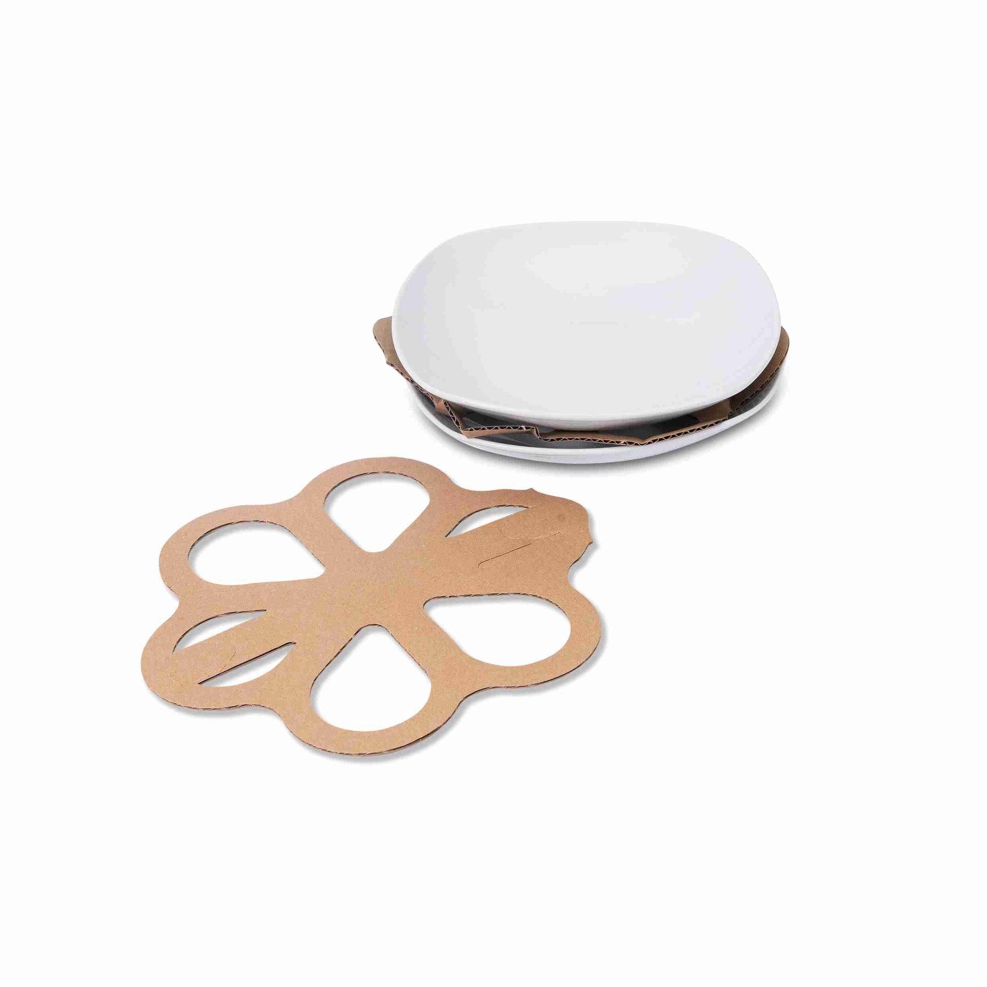 Model Einlagekarton – 1-wellig – 245 × 245 mm – 3 mm – Karton – braun – 1 Palette (2'400 Stk.)