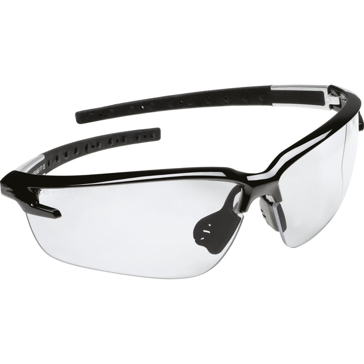 Neri Schutzbrille OSB3 – Silber/Schwarz, Transparent, Anti-Kratz/Anti-Fog, EN 170